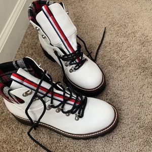 Tommy Hilfiger combat boots